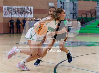 Thumbnail 3 in Pahrump Valley vs Virgin Valley (2025 NIAA Girls Basketball Quarter Finals) photogallery.