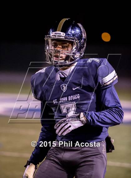 Thumbnail 3 in Bishop Amat vs St. John Bosco (CIF-SS Pac 5 Semifinal) photogallery.