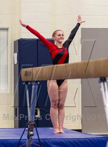Thumbnail 2 in Yorktown Gymnastics Meet (Edison, Madison & Wakefield) photogallery.