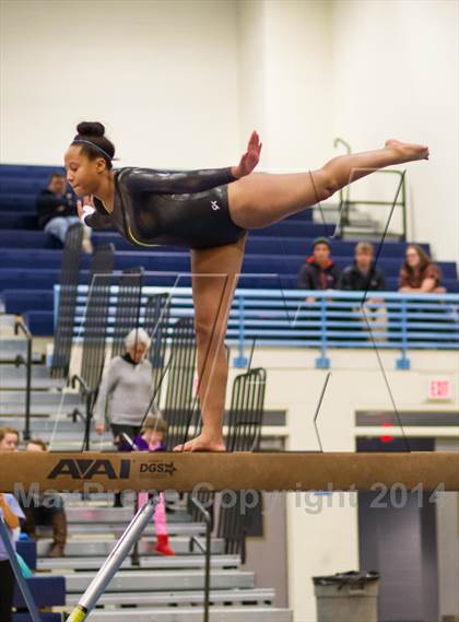 Thumbnail 2 in Yorktown Gymnastics Meet (Edison, Madison & Wakefield) photogallery.