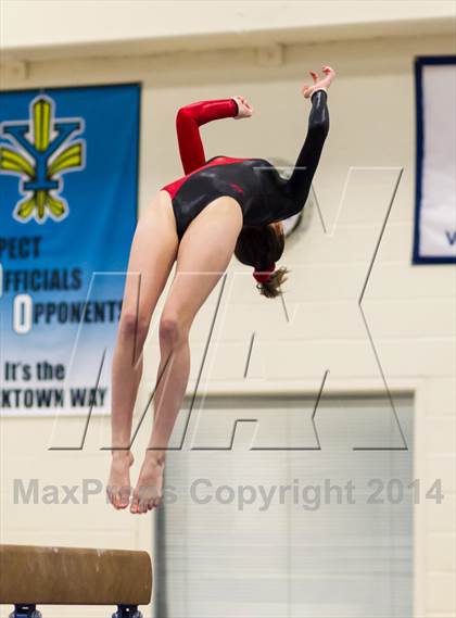 Thumbnail 3 in Yorktown Gymnastics Meet (Edison, Madison & Wakefield) photogallery.