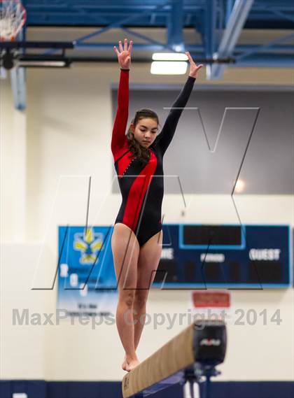 Thumbnail 2 in Yorktown Gymnastics Meet (Edison, Madison & Wakefield) photogallery.
