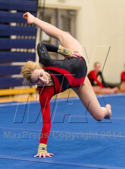 Thumbnail 2 in Yorktown Gymnastics Meet (Edison, Madison & Wakefield) photogallery.