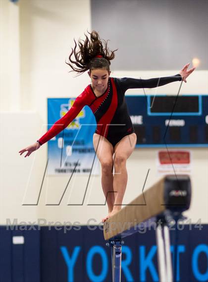 Thumbnail 2 in Yorktown Gymnastics Meet (Edison, Madison & Wakefield) photogallery.