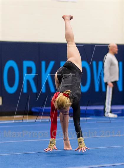 Thumbnail 2 in Yorktown Gymnastics Meet (Edison, Madison & Wakefield) photogallery.
