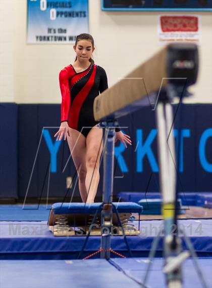 Thumbnail 1 in Yorktown Gymnastics Meet (Edison, Madison & Wakefield) photogallery.