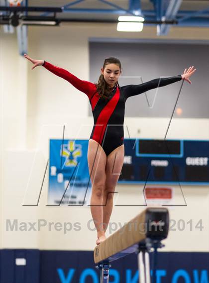 Thumbnail 3 in Yorktown Gymnastics Meet (Edison, Madison & Wakefield) photogallery.