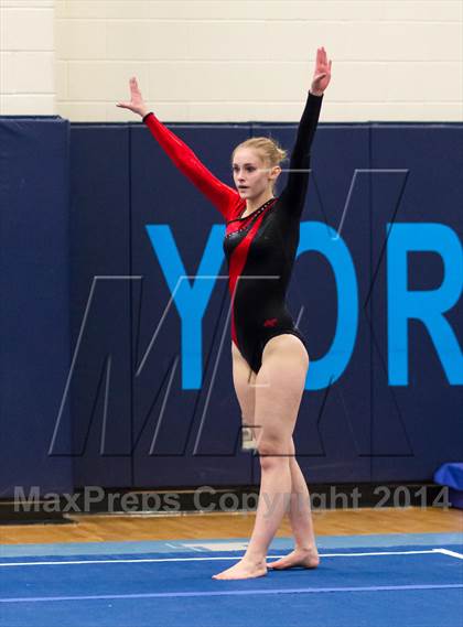 Thumbnail 2 in Yorktown Gymnastics Meet (Edison, Madison & Wakefield) photogallery.