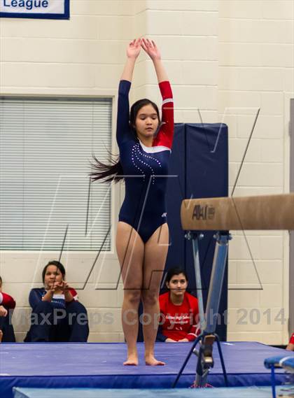 Thumbnail 2 in Yorktown Gymnastics Meet (Edison, Madison & Wakefield) photogallery.