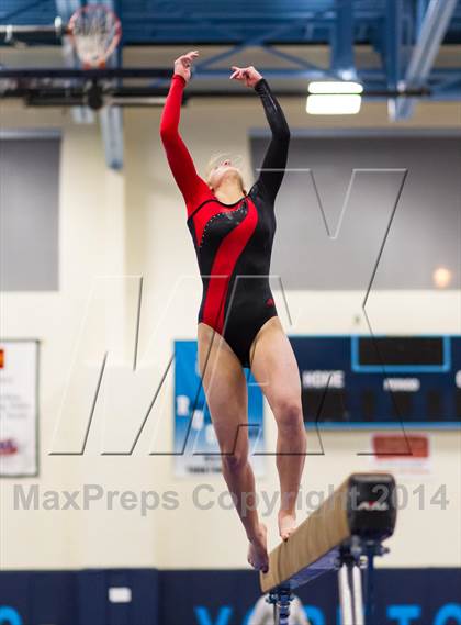 Thumbnail 2 in Yorktown Gymnastics Meet (Edison, Madison & Wakefield) photogallery.