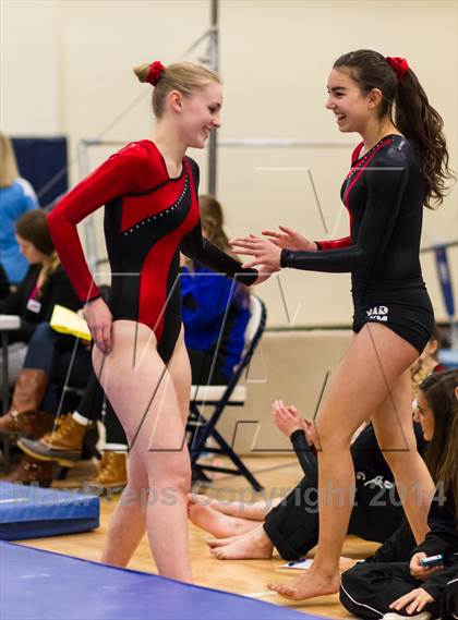 Thumbnail 3 in Yorktown Gymnastics Meet (Edison, Madison & Wakefield) photogallery.