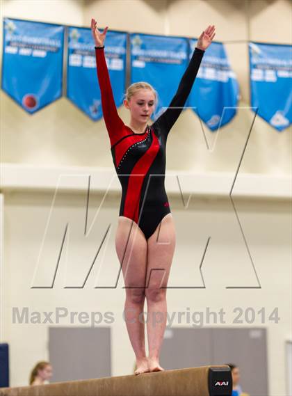 Thumbnail 2 in Yorktown Gymnastics Meet (Edison, Madison & Wakefield) photogallery.