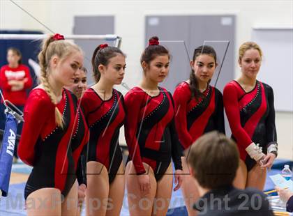 Thumbnail 2 in Yorktown Gymnastics Meet (Edison, Madison & Wakefield) photogallery.