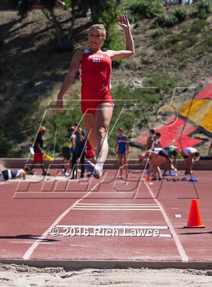 Thumbnail 1 in Orange County Track & Field Championships (Girls Long Jump) photogallery.