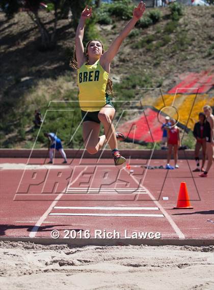 Thumbnail 3 in Orange County Track & Field Championships (Girls Long Jump) photogallery.