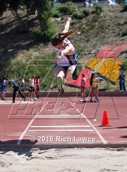Thumbnail 2 in Orange County Track & Field Championships (Girls Long Jump) photogallery.