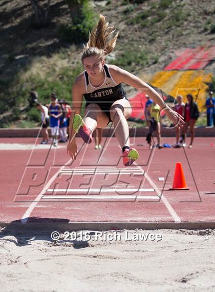 Thumbnail 1 in Orange County Track & Field Championships (Girls Long Jump) photogallery.