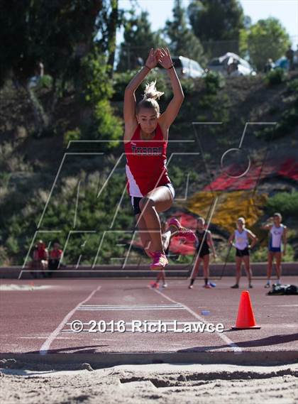 Thumbnail 1 in Orange County Track & Field Championships (Girls Long Jump) photogallery.