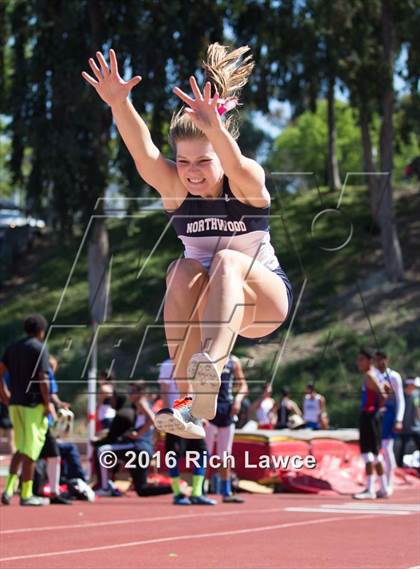 Thumbnail 1 in Orange County Track & Field Championships (Girls Long Jump) photogallery.