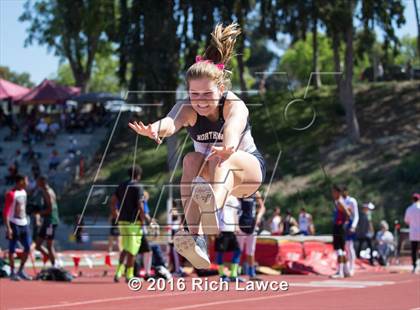 Thumbnail 2 in Orange County Track & Field Championships (Girls Long Jump) photogallery.