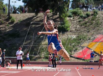 Thumbnail 1 in Orange County Track & Field Championships (Girls Long Jump) photogallery.