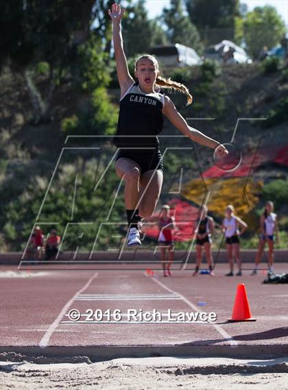 Thumbnail 1 in Orange County Track & Field Championships (Girls Long Jump) photogallery.