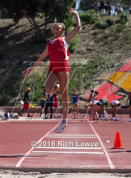 Thumbnail 2 in Orange County Track & Field Championships (Girls Long Jump) photogallery.