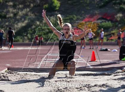 Thumbnail 3 in Orange County Track & Field Championships (Girls Long Jump) photogallery.