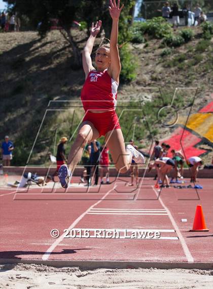 Thumbnail 1 in Orange County Track & Field Championships (Girls Long Jump) photogallery.