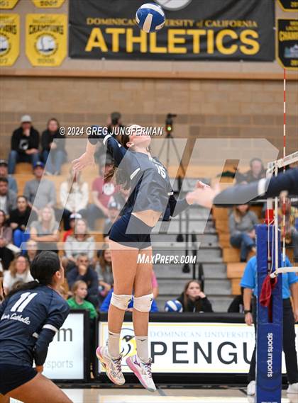 Thumbnail 2 in Marin Catholic @ Branson (CIF NCS Open Final) photogallery.