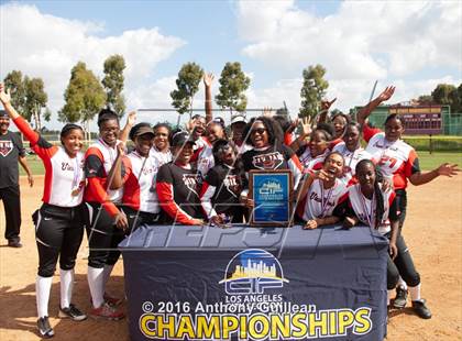 Thumbnail 3 in Vaughn vs. View Park (CIF LA City Section D4 Final) photogallery.