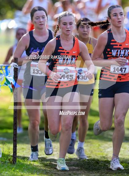 Thumbnail 2 in UIL 2A Girls Cross Country State Final photogallery.