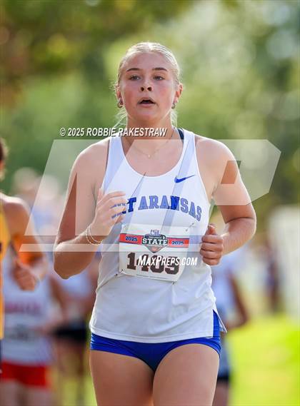 Thumbnail 2 in UIL 2A Girls Cross Country State Final photogallery.