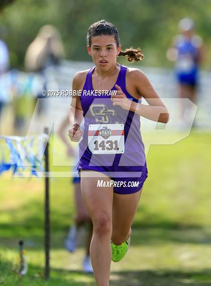 Thumbnail 2 in UIL 2A Girls Cross Country State Final photogallery.