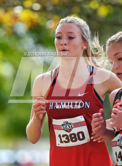 Thumbnail 1 in UIL 2A Girls Cross Country State Final photogallery.