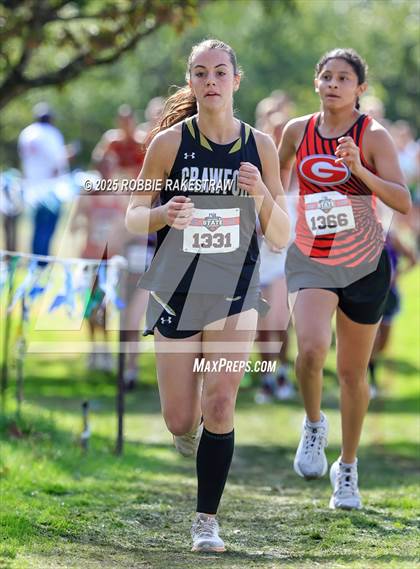 Thumbnail 2 in UIL 2A Girls Cross Country State Final photogallery.