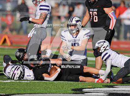 Thumbnail 1 in Mascoutah @ Highland (IHSA 5A Second Round Playoffs) photogallery.