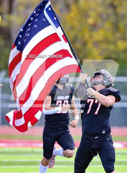 Thumbnail 3 in Mascoutah @ Highland (IHSA 5A Second Round Playoffs) photogallery.