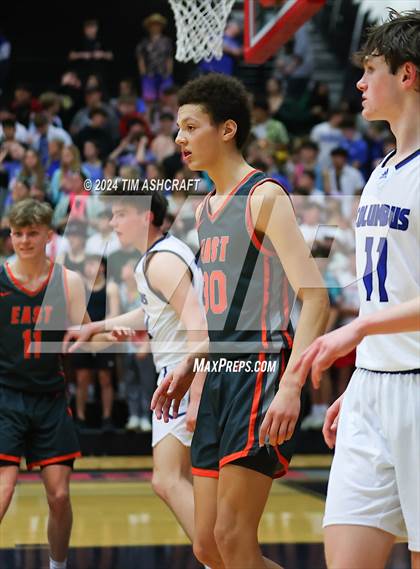 Thumbnail 2 in Columbus East vs Columbus North (IHSAA 4A Section 14 Round 1) photogallery.