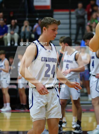 Thumbnail 3 in Columbus East vs Columbus North (IHSAA 4A Section 14 Round 1) photogallery.