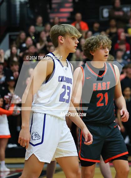 Thumbnail 3 in Columbus East vs Columbus North (IHSAA 4A Section 14 Round 1) photogallery.