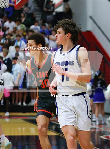 Thumbnail 1 in Columbus East vs Columbus North (IHSAA 4A Section 14 Round 1) photogallery.