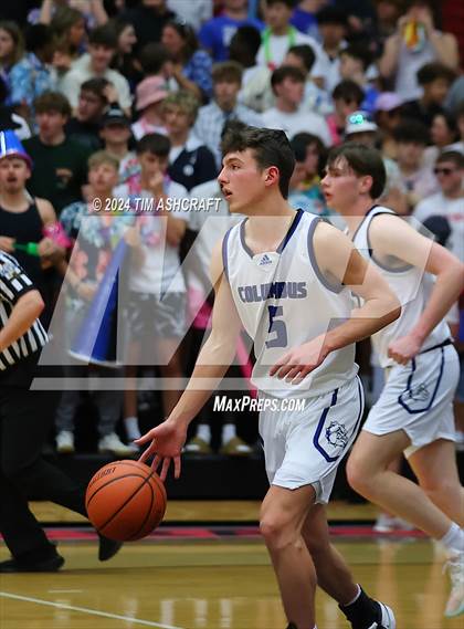 Thumbnail 2 in Columbus East vs Columbus North (IHSAA 4A Section 14 Round 1) photogallery.