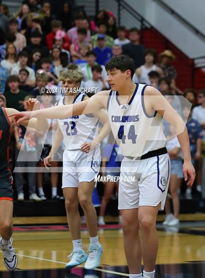 Thumbnail 1 in Columbus East vs Columbus North (IHSAA 4A Section 14 Round 1) photogallery.