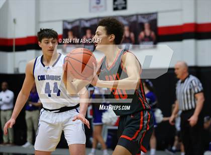 Thumbnail 1 in Columbus East vs Columbus North (IHSAA 4A Section 14 Round 1) photogallery.