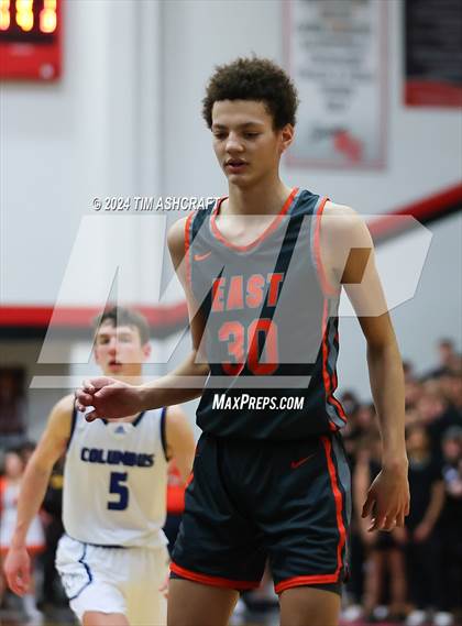 Thumbnail 2 in Columbus East vs Columbus North (IHSAA 4A Section 14 Round 1) photogallery.