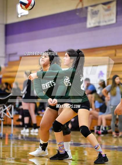 Thumbnail 1 in Churchill County vs. Beatty (Yerington Tournament) photogallery.