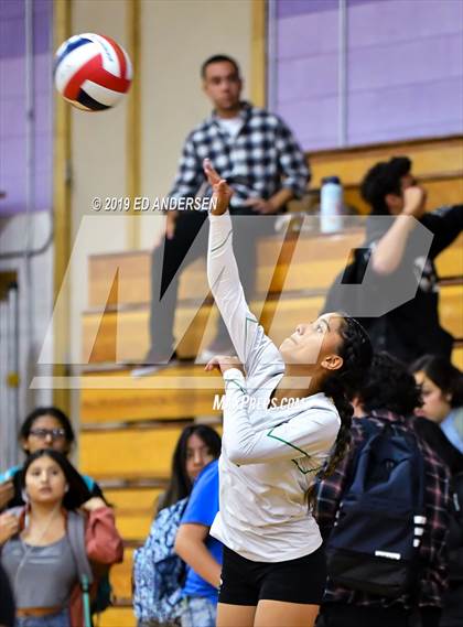Thumbnail 2 in Churchill County vs. Beatty (Yerington Tournament) photogallery.