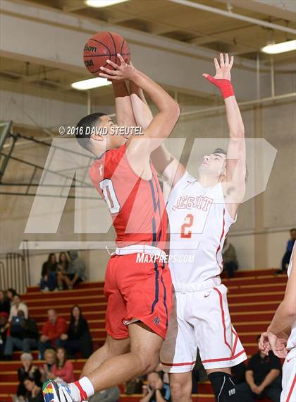 Thumbnail 1 in Modesto Christian vs. Jesuit (Fr. Barry Christmas Classic) photogallery.