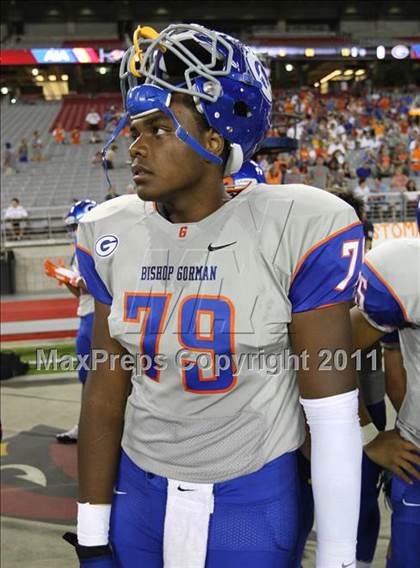 Thumbnail 3 in Bishop Gorman vs. Chaparral (Sollenberger Classic) photogallery.